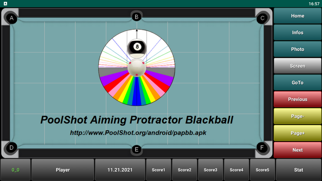 Activation Key - PoolShot Aiming Protractor Blackball